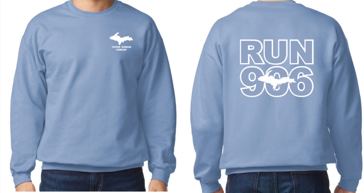 Run 906 Crew Sweatshirt Stone Blue Pre-Order
