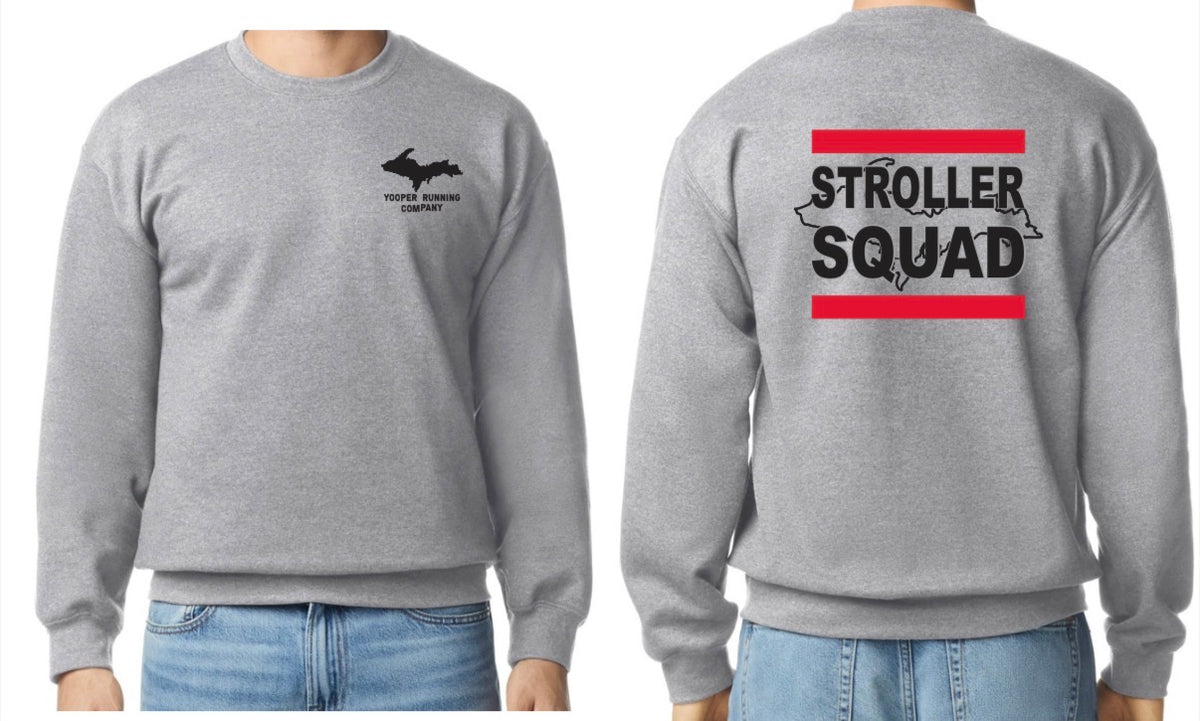 Stroller Squad Crew Sweatshirt Gray Pre-Order