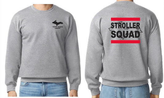 Stroller Squad Crew Sweatshirt Gray Pre-Order